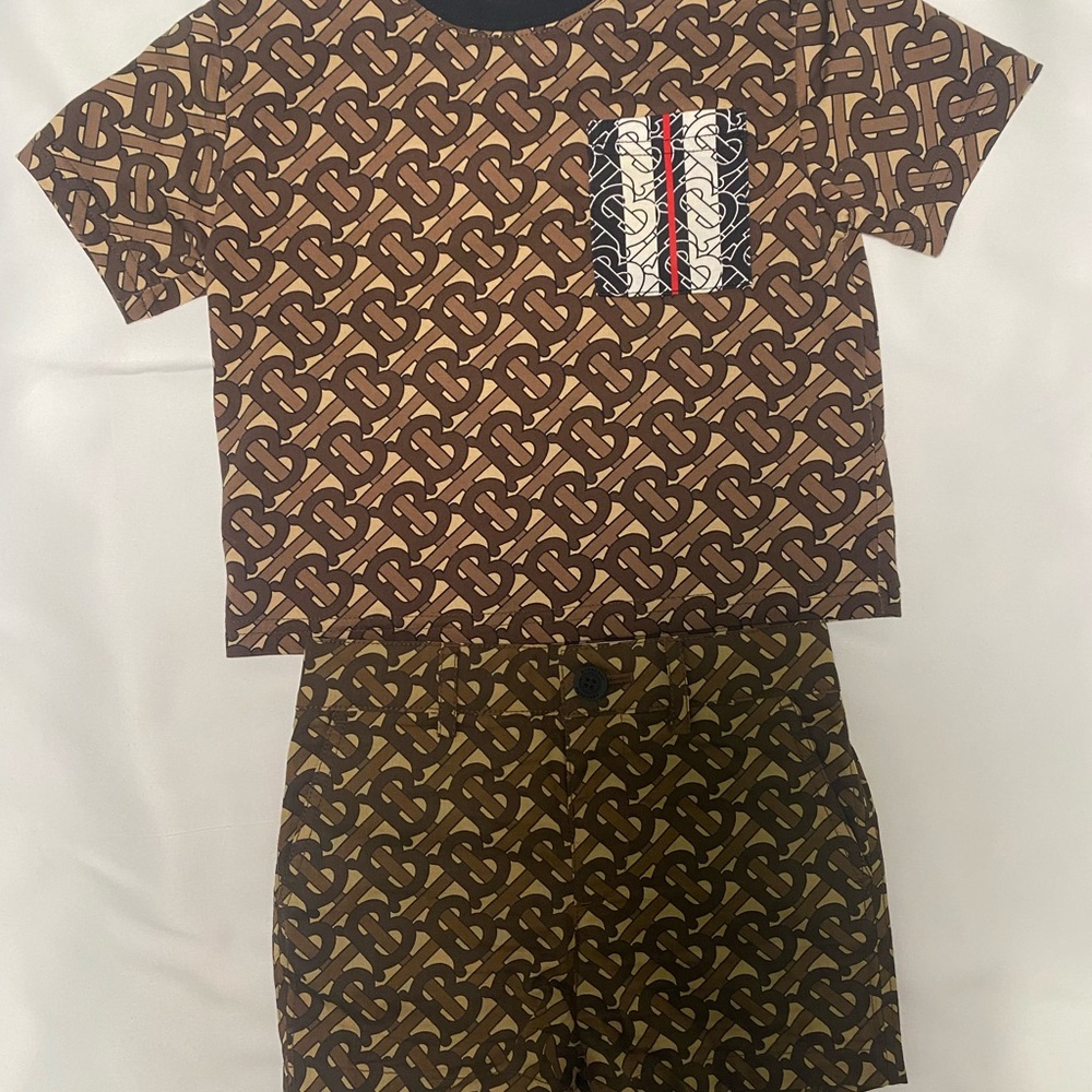 Burberry Brown Monogram T-Shirt